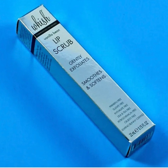 Renowned brand WHISH Vanilla Bean Lip Scrub NIB/ NWT sealed - Picture 2 of 5
